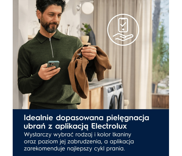 ZESTAW Electrolux Suszarka EW7D585UC+Pralka EW7F5482CP+Łącznik A1WYHSK2 - 1551490 - zdjęcie 12